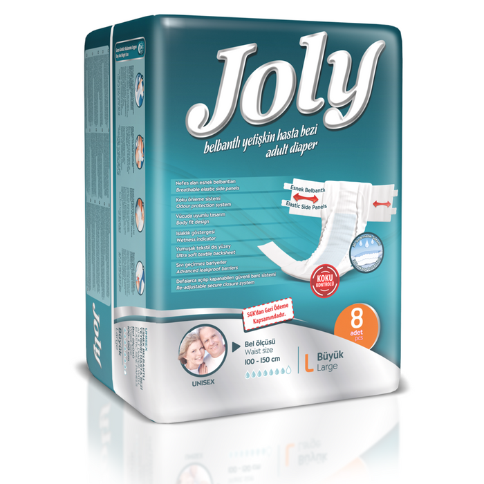 Joly Adult Diaper (Large) 8 Pcs