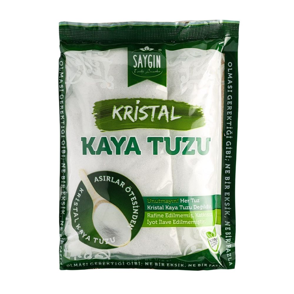 Saygın Poşet Kaya Tuzu Sofralık 500g