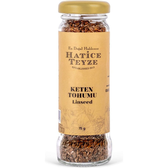 Hatice Teyze Linseed - Flaxseed (Keten Tohumu) 75 Gr