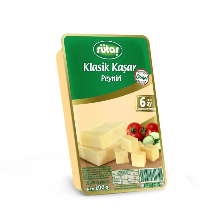 Sutas Traditional Kashkaval Cheese (Klasik Kasar Peyniri) 200g