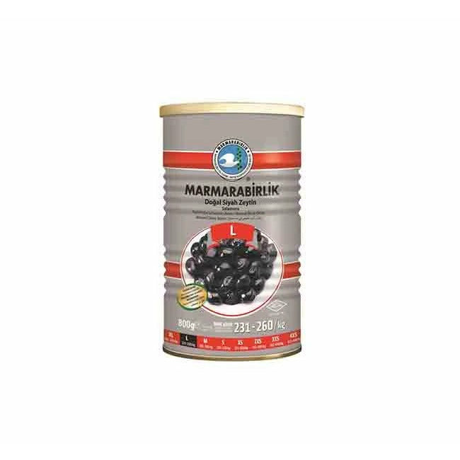 Marmarabirlik Hiper Natural Black Olives L 800g | Best Grocery