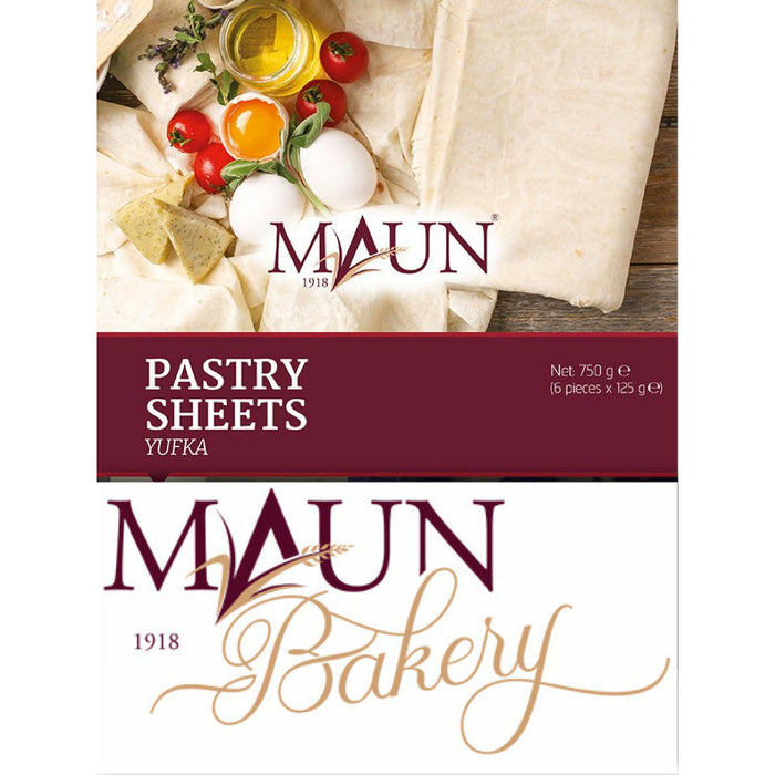 Maun Pastry Sheets (Yufka) 6 Pcs 750 g