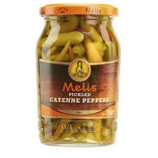Melis Pickled Hot Cayenne Peppers Jar 720cl | Best Grocery