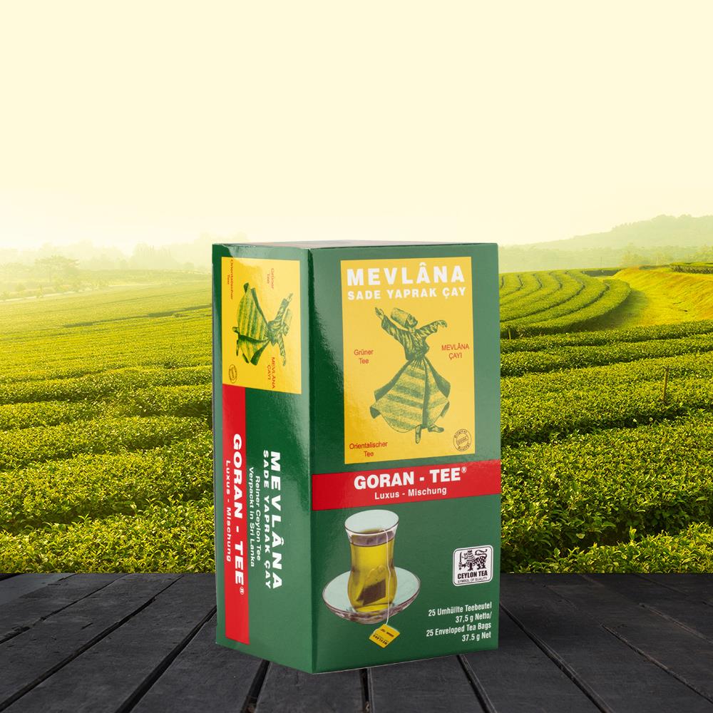 Mevlana Goran Tee Green Tea Bag 25 Packs 37.5g Box