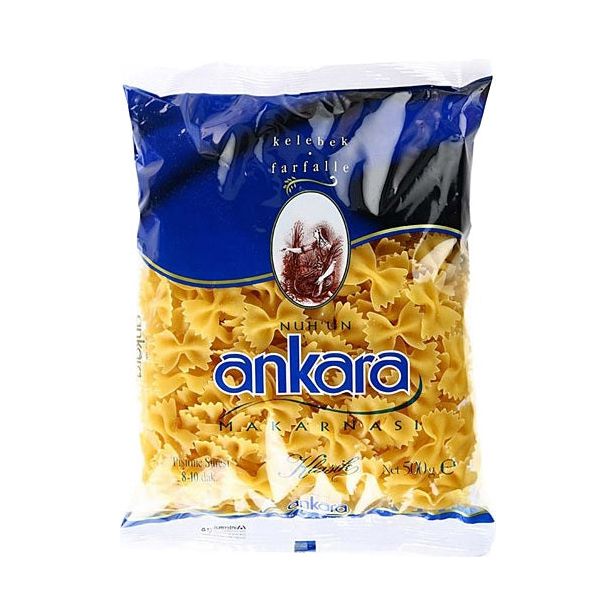 Nuhun Ankara Farfalle Tonde Kelebek Pasta 500g | Best Grocery