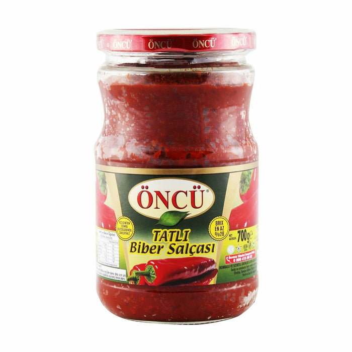 Oncu Pepper Paste Mild Jar (Tatli Biber Salcasi) 700gr