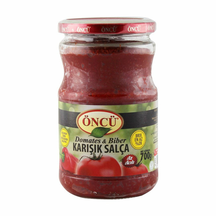 Oncu Tomato Pepper Paste Mixed Jar (Karisik Salca) 700gr