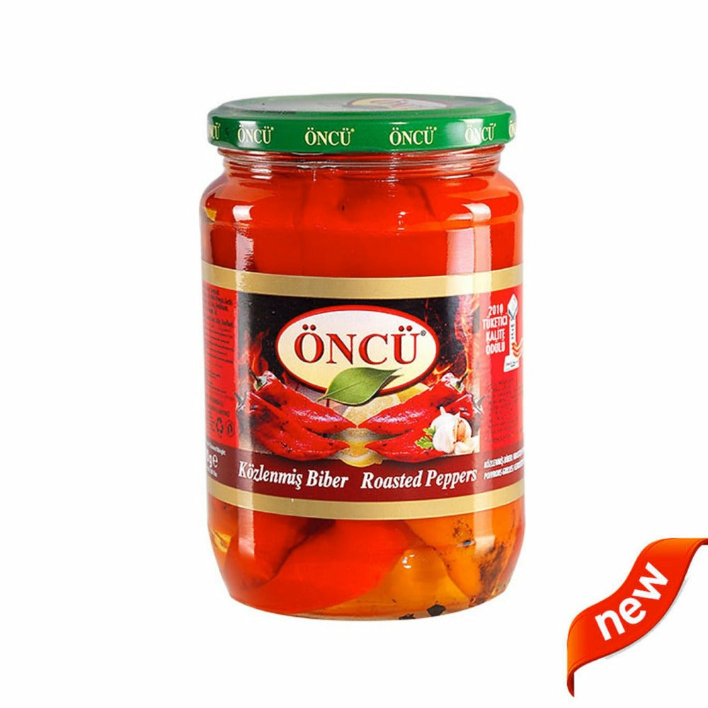 Oncu Roasted Red Pepper Jar Kozlenmis Biber 680g | Best Grocery