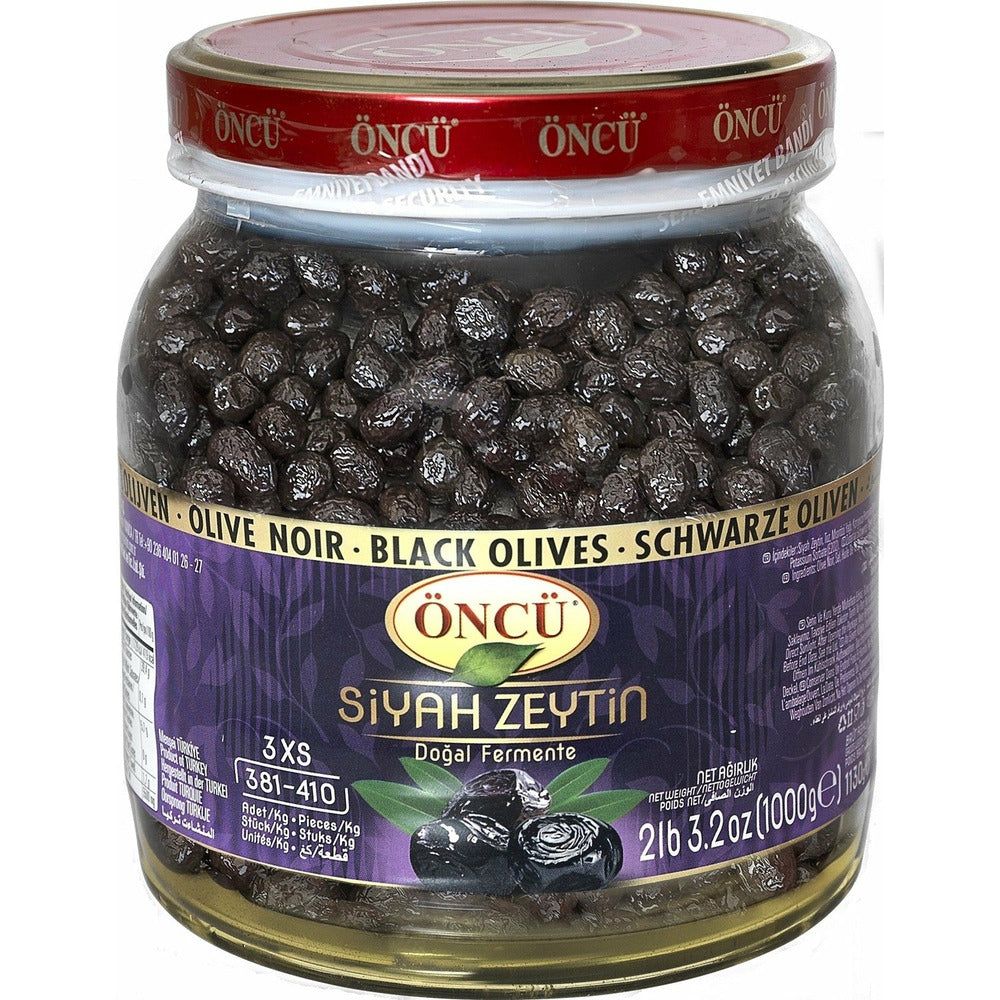 Oncu Natural Black Olives Dogal Fermente 3XS 1kg | Best Grocery