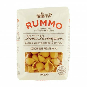 Rummo Conchiglie Rigate  | Nº 42 Organic (Pasta) 500 Grams