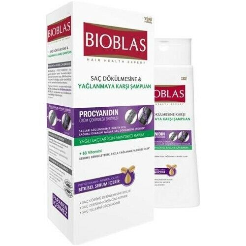 Bioblas Anti Hairloss  And Against Oilness Shampoo (Sac Dokulmesine ve Yaglanmaya Karsi) 360 ml