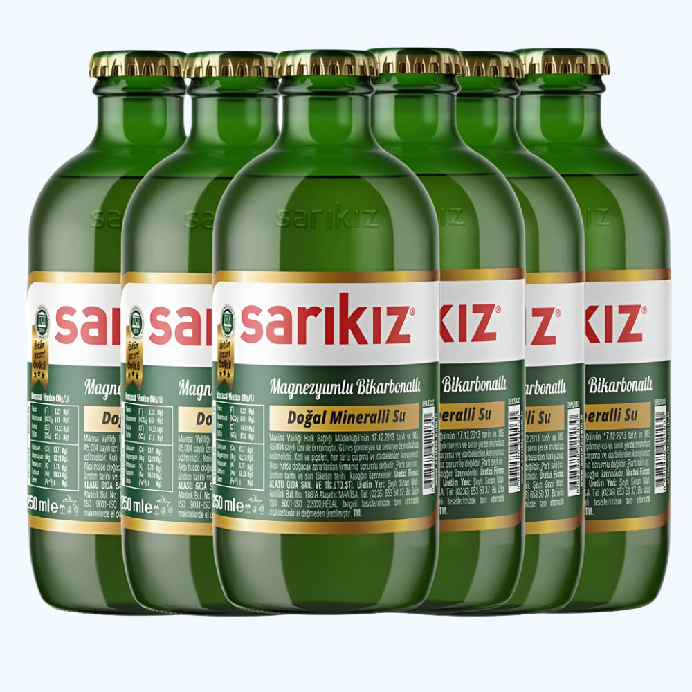 Sarikiz Mineral Water (Maden Suyu Soda Sade) 6*250Ml