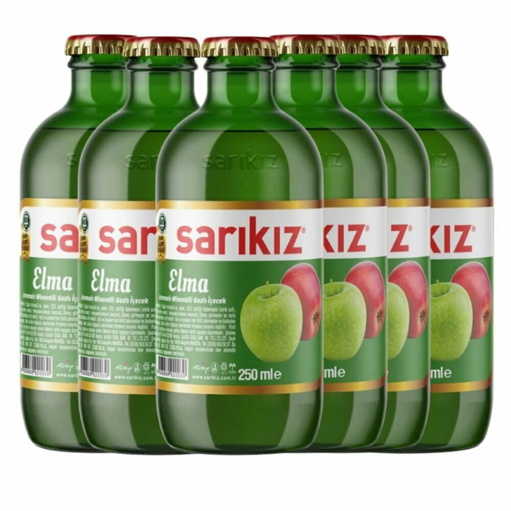 Sarıkız Elmalı Maden Suyu 6*200ml