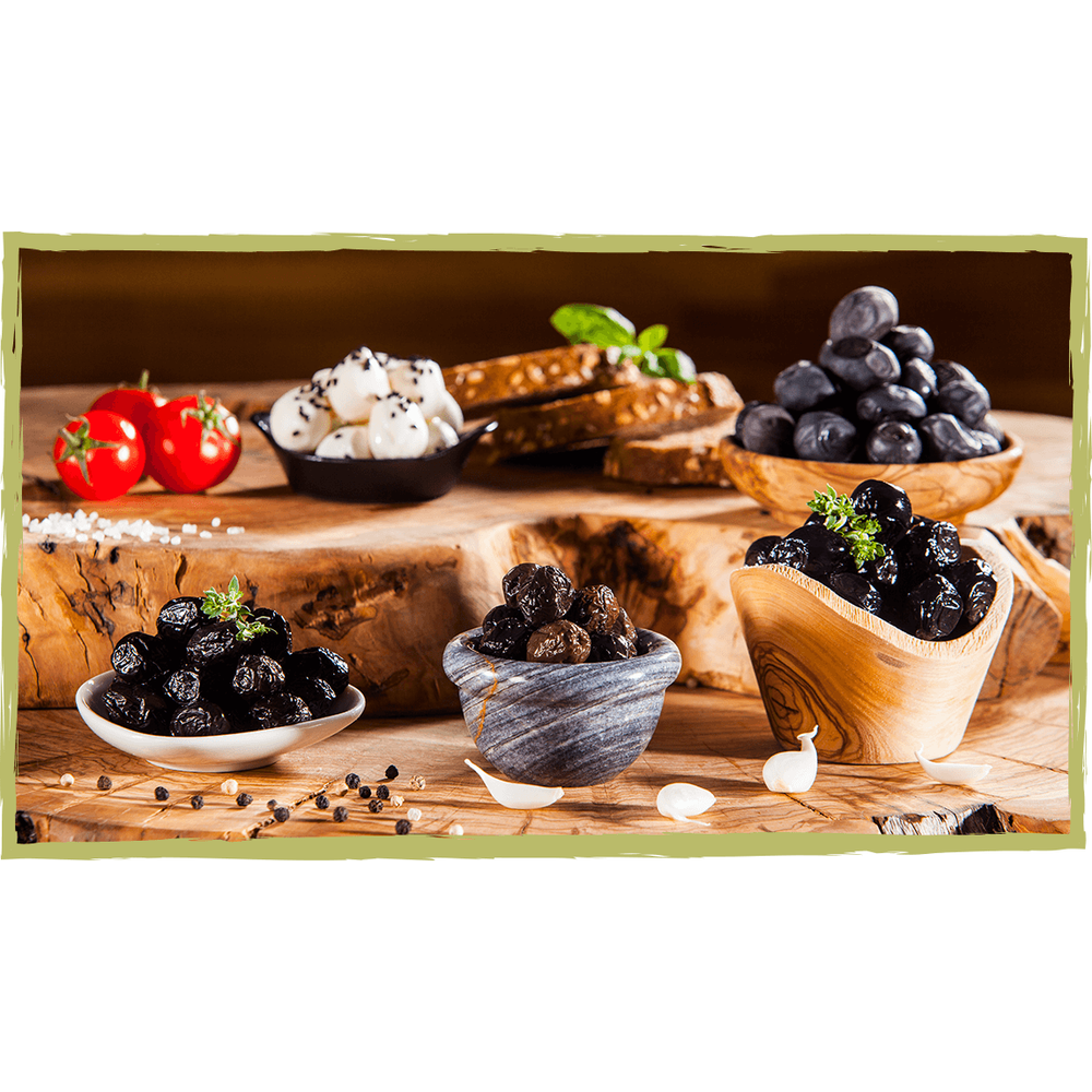 Fora Fit Whole Black Olives Less Salted (Az Tuzlu Siyah Zeytin) 430 Gr