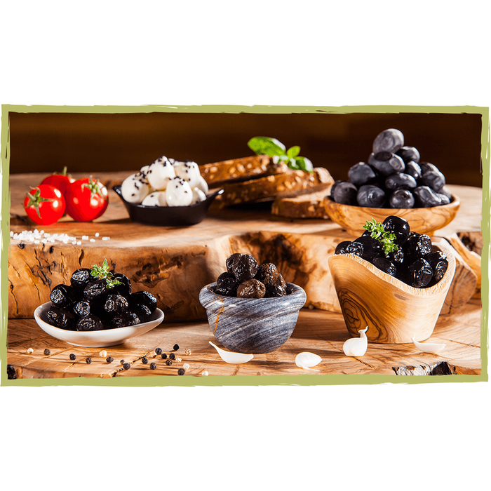 Fora Fit Whole Black Olives Less Salted (Az Tuzlu Siyah Zeytin) 430 Gr