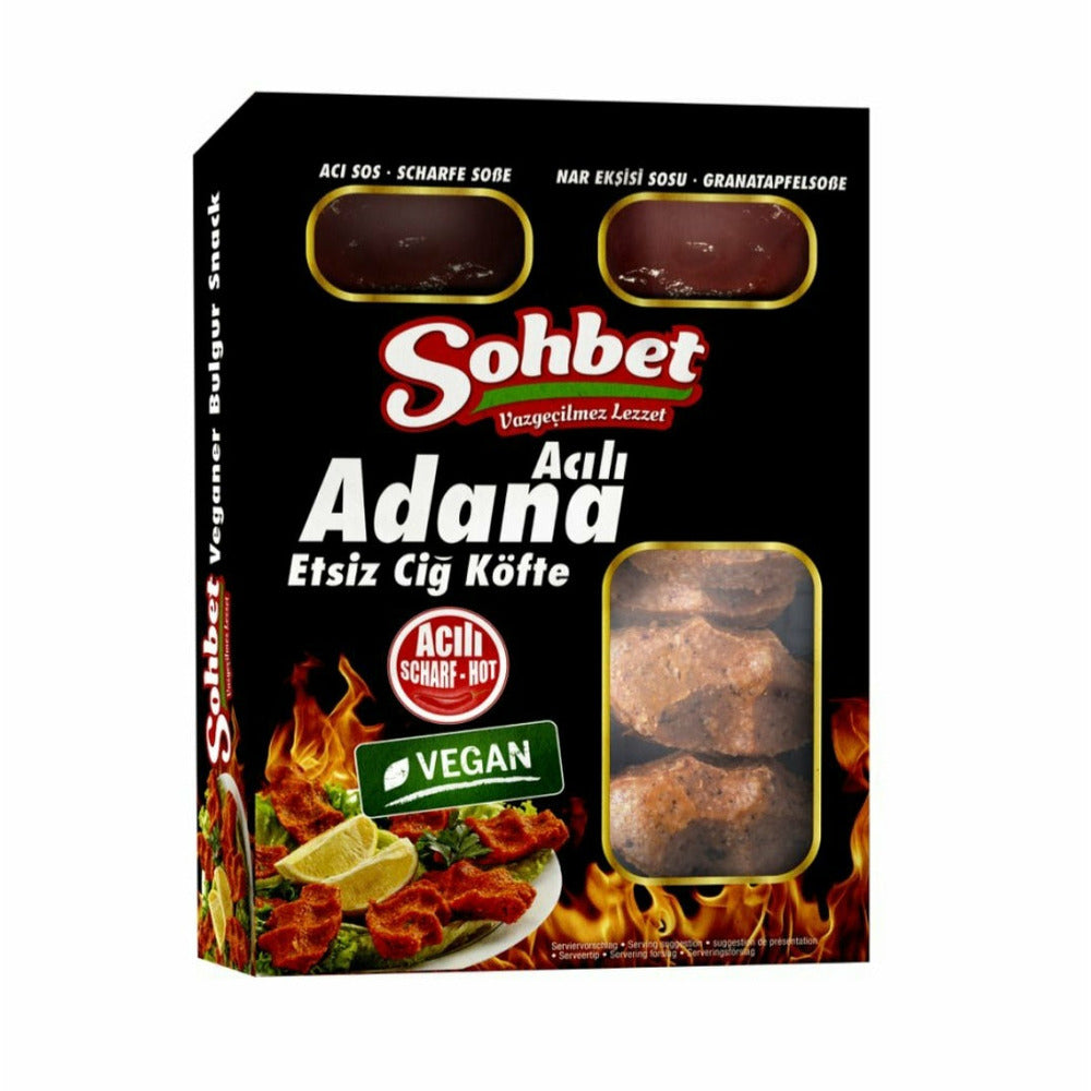 Sohbet Acılı Adana Çiğ Köfte Vegan 340 G