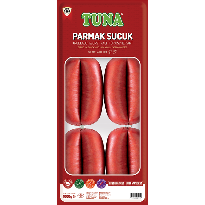 Tuna Parmak Sucuk Turkish Garlic Sausage 1000g | Best Grocery