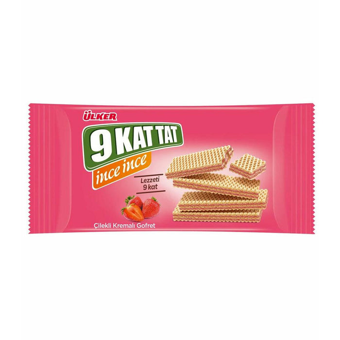 Ulker 9 Kat Tat Ince Ince Wafer With Strawberry (114) GR
