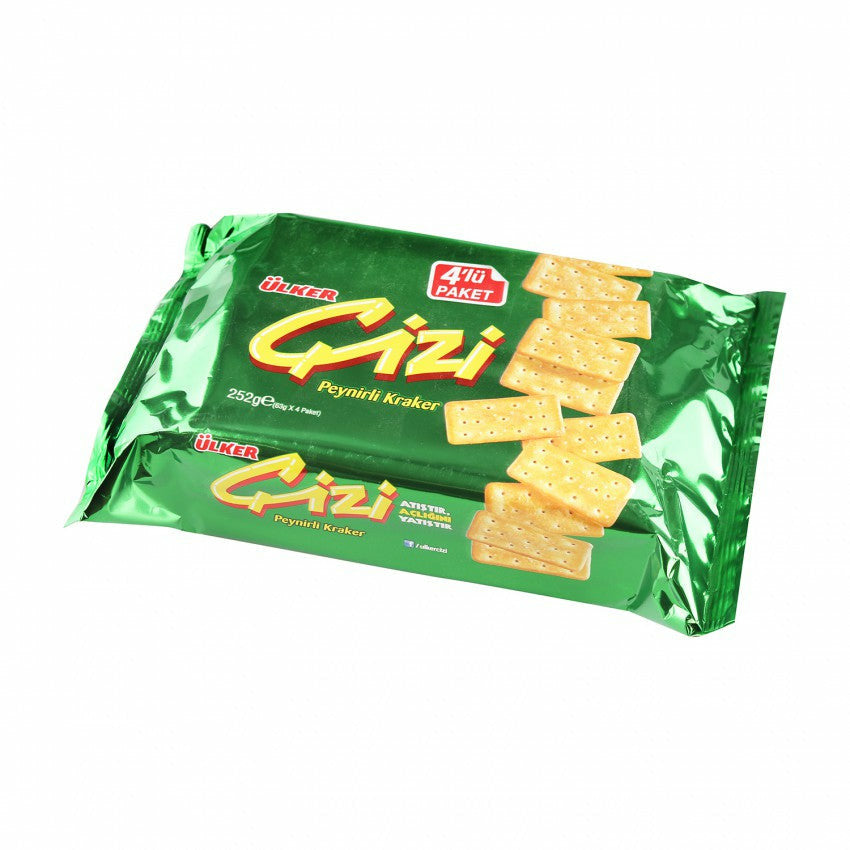 Ulker Cizi Peynirli Kraker Cheese Crackers 252g | Best Grocery
