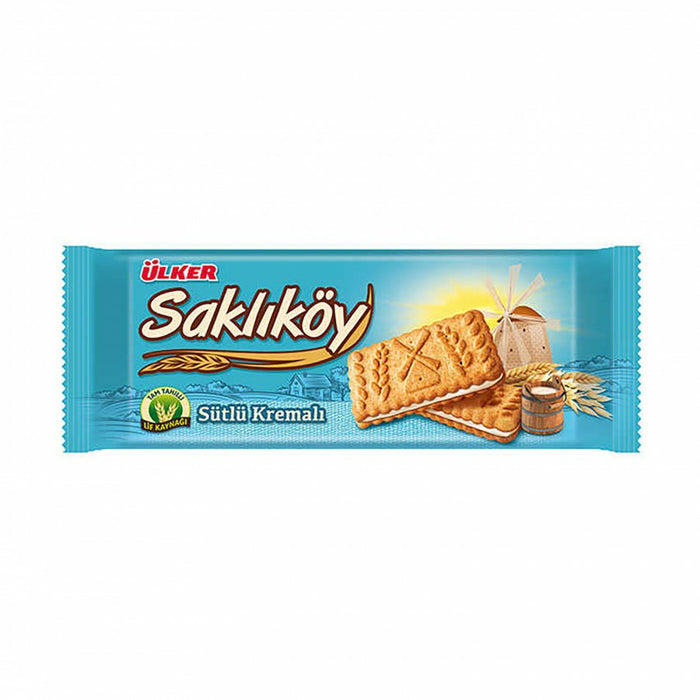 Ulker Saklikoy Milky Cream Biscuits 100g | Best Grocery