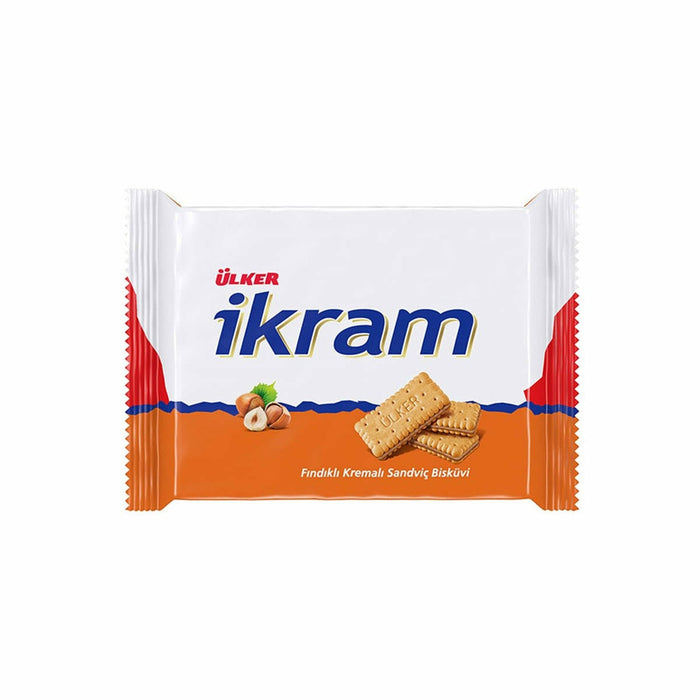 Ulker Ikram Sandvich Biscuit with Hazelnut Cream 3*84g