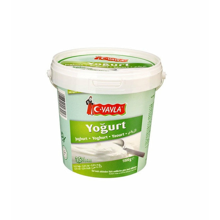 Yayla Plain Yogurt % 3.5 Fat (Yagli Yogurt) (1 kg