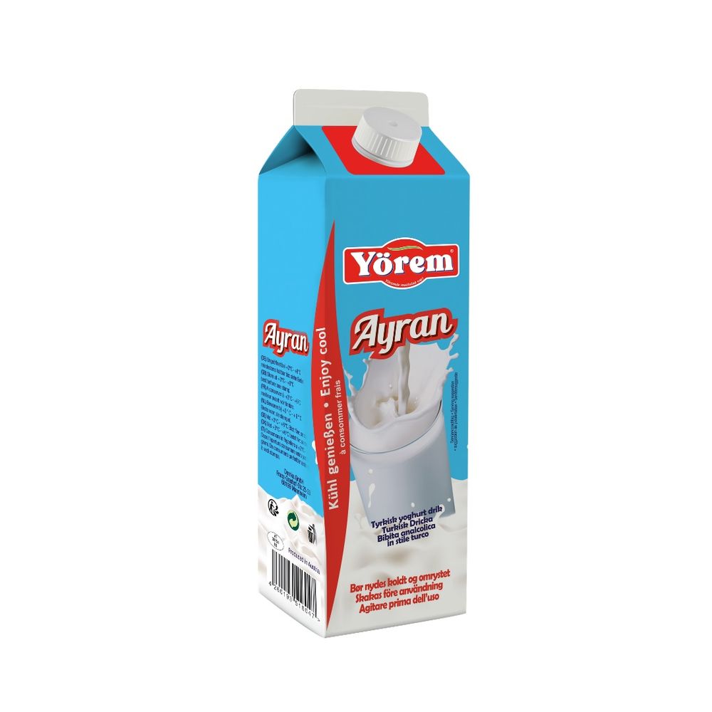 Yorem Ayran Yogurt Drink Tetra Pack 1L | Best Grocery